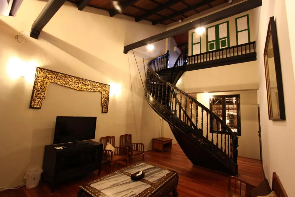 Family suite interior at Courtyard @ Heeren Boutique Hotel Melaka