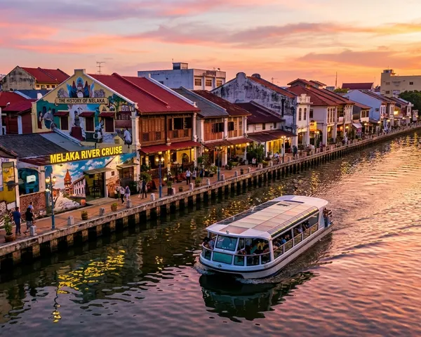 Modern Melaka river