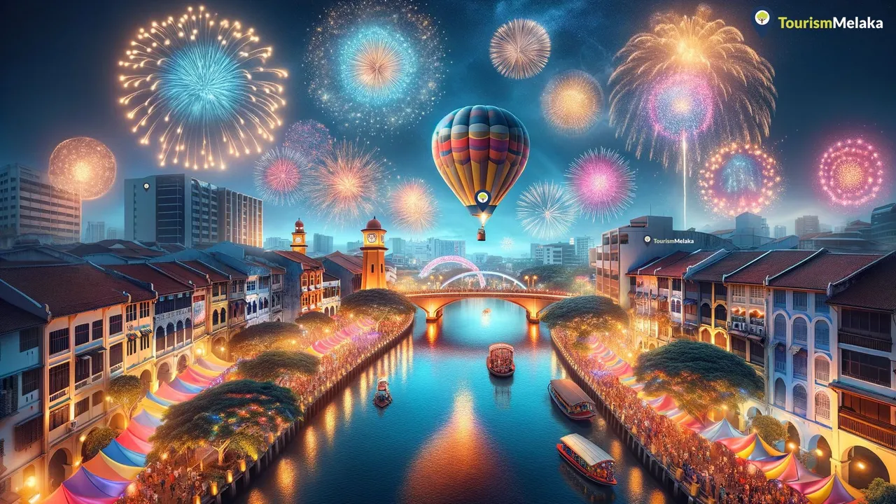 Melaka's Spectacular End-of-Year 2023-2024 Countdown Celebrations