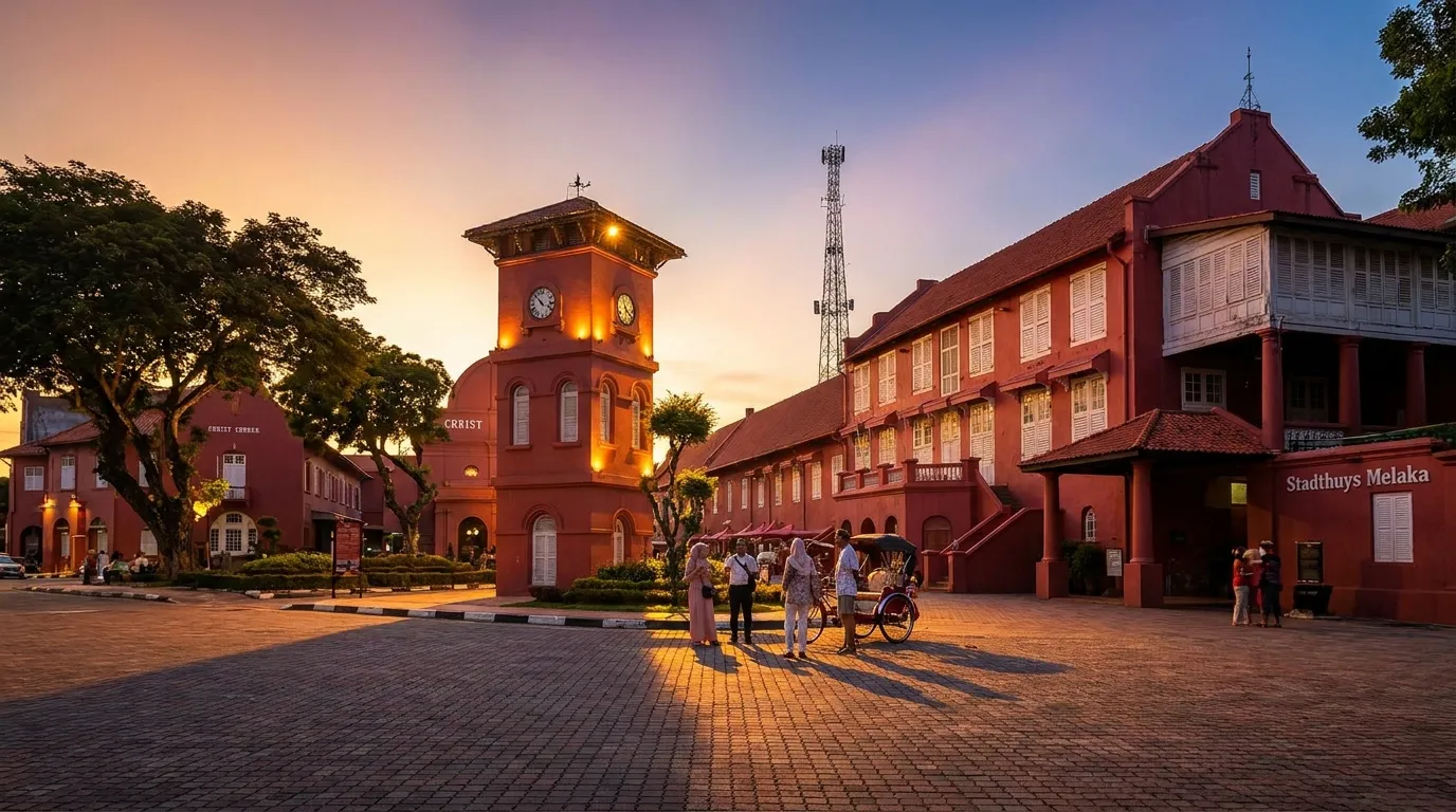 Stadthuys, Dutch Square at golden hour